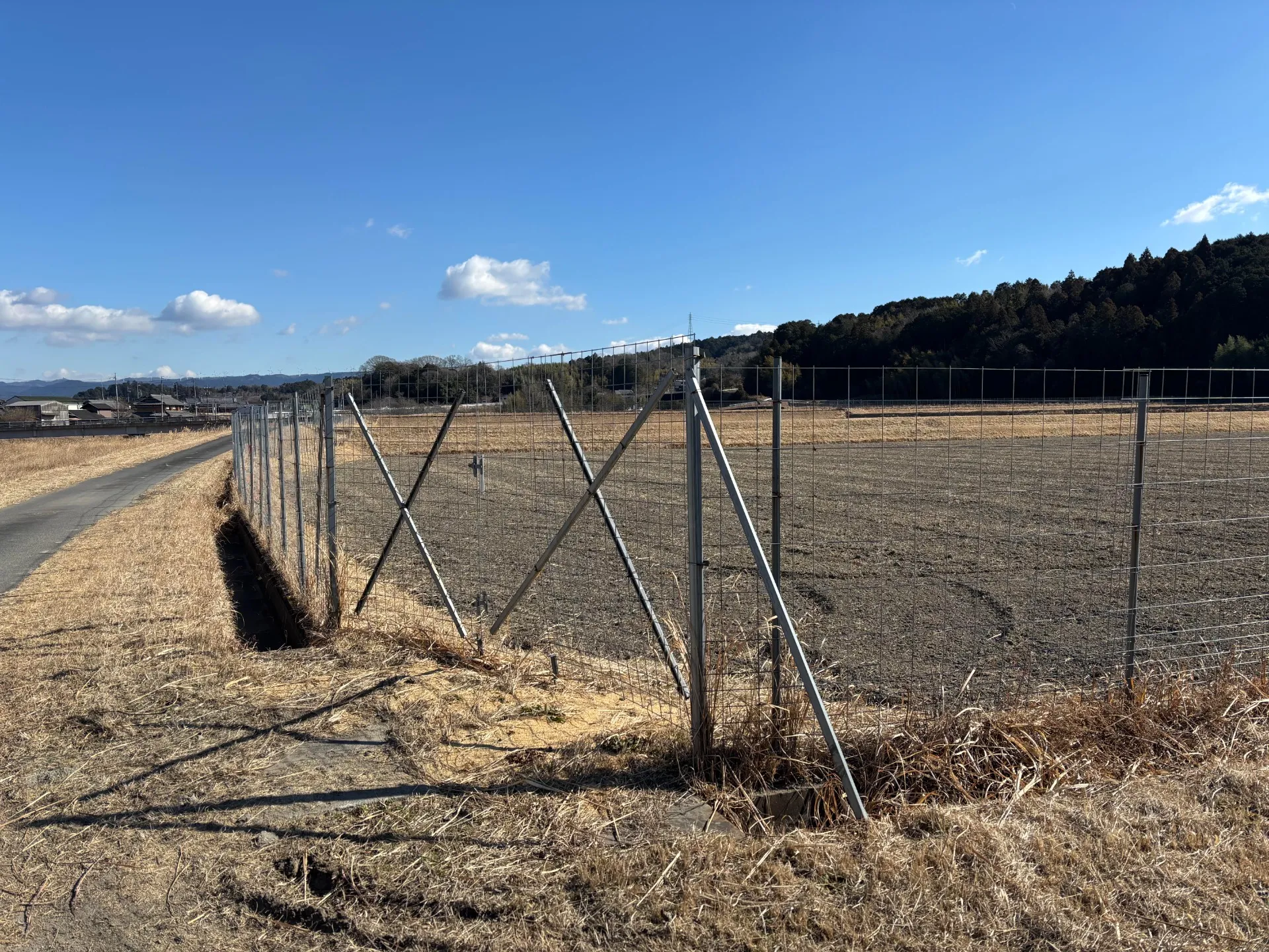 獣害柵設置工事